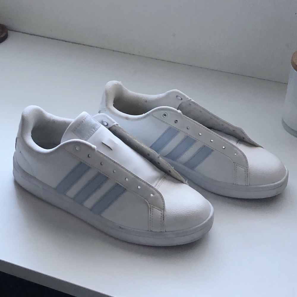 Baby Blue Adidas Sneakers